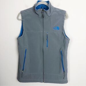 THE NORTH FACE | Apex Bionic Zip Front Vest Gray & Turquoise Men’s Size Small